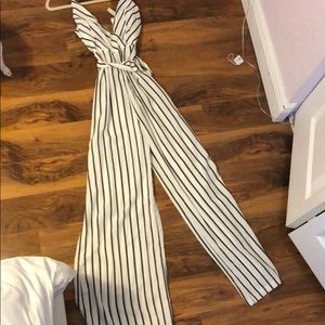 Black&White Striped Jumper
